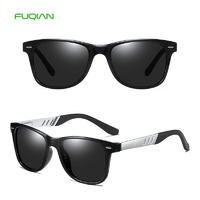Fashion TR90 Square Frame Polarized Male Designer Shades Sunglasses
