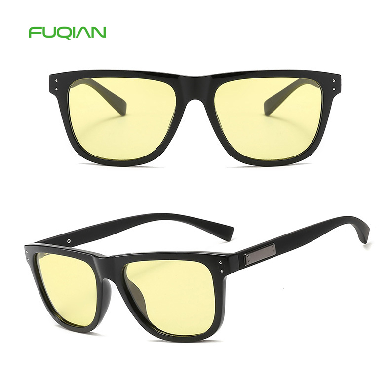 Customized Logo 2019 Promotional Discolor Square Polarized Men SunglassesCustomized Logo 2019 Promotional Discolor Square Polarized Men Sunglasses
