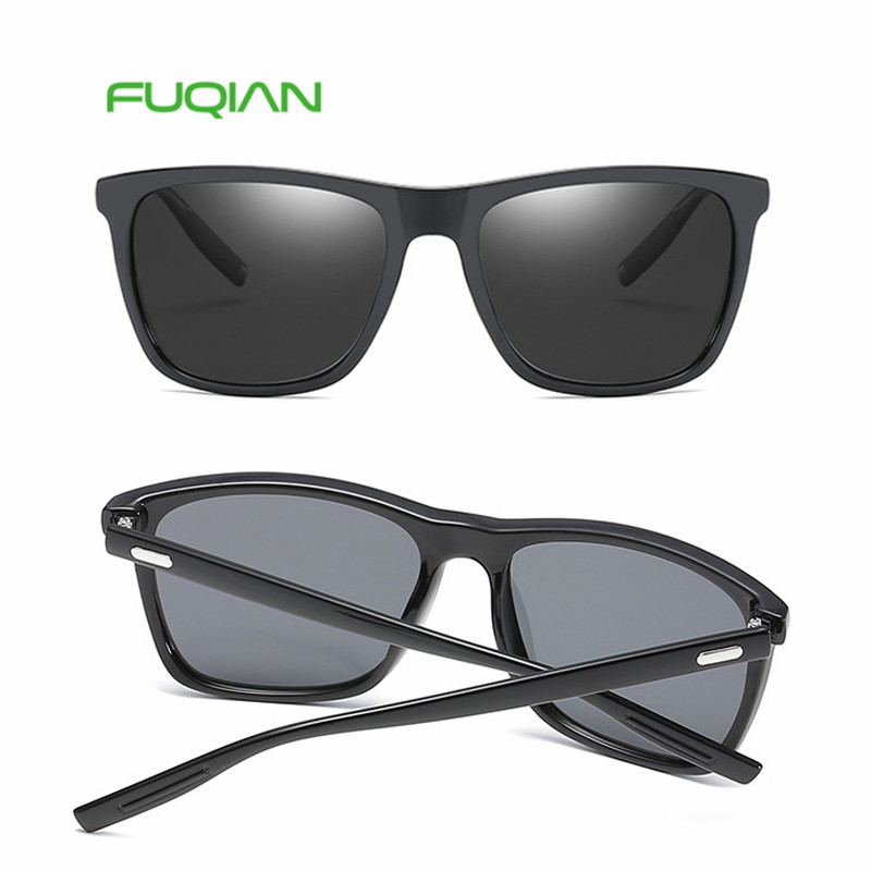 Classic outdoor square polarized eyewear CE UV400 FDA men sunglasses