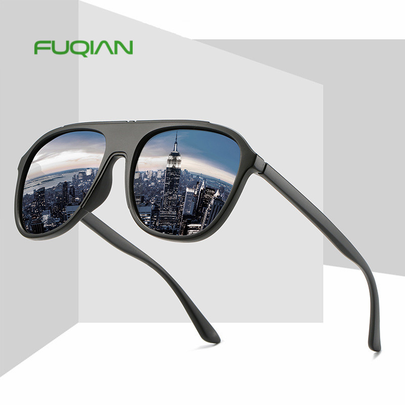 New arrival fashion TR90 two color Polarized glasses outdoor men driving women Sunglasses