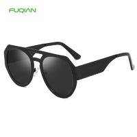 Designer Eyewear Cat3 UV400 Double Bridge Women Men Round Sunglasses