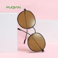 Classic female male unisex sun glasses round frame custom sunglasses