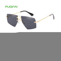High Quality Size Polygon Square Irregular Brand Designer Women Ladies Sunglasses
