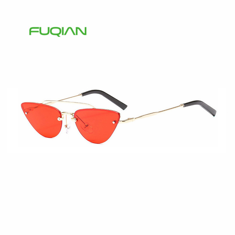 Newpersonality cat eyes small box manufacturers wholesale metal up to people sunglasses