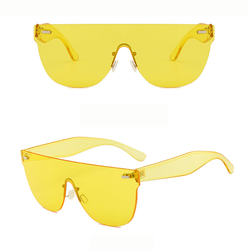2019 Promotional Summer Colored Rimless Holiday Women Men Sunglasses