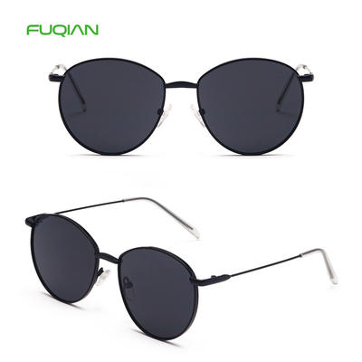 Hot selling 2019 Clear RoundMetal Frame UV400 Men Woen SunglassesHot selling 2019 Clear Round  Metal Frame UV400 Men Woen Sunglasses