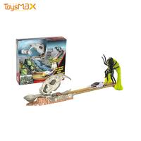 New products Bone dragon head intelligence toy dinosaur track toy with  die cast vehicle