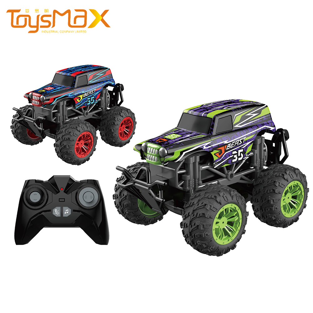 1/16 360 Degree Spinning Special Effects Multiple Lighting And Sound Efects Music RC Stunt Car Toy With Cool Spary