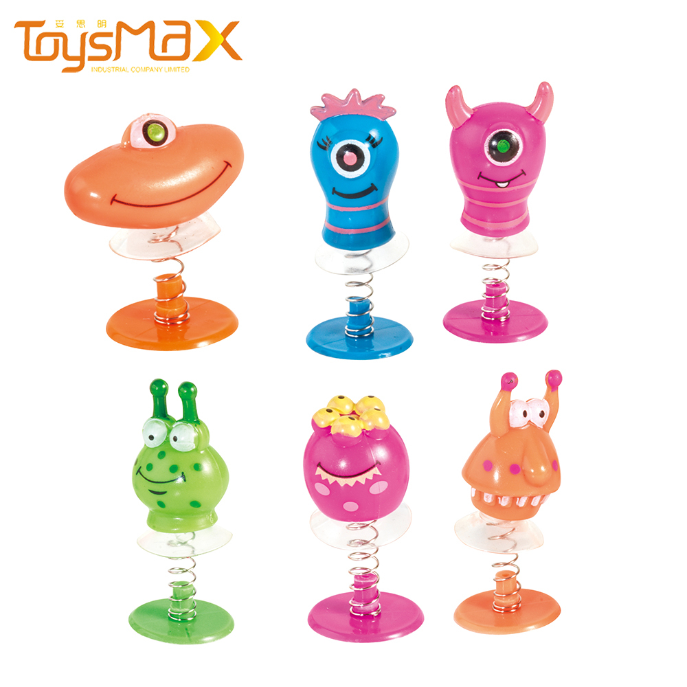 New arrival kids educational toys small plastic Capsule pop up toys Monster jumping toys