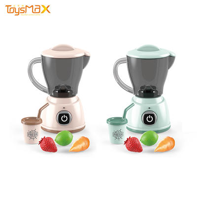 Children pretend electric kitchen play set electric rotary juicer toy with sound and light