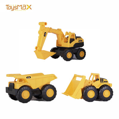 New style BUCHU CAR sliding engineering vehicle big size excavator bulldozer dump truck child vehicle construction truck toys