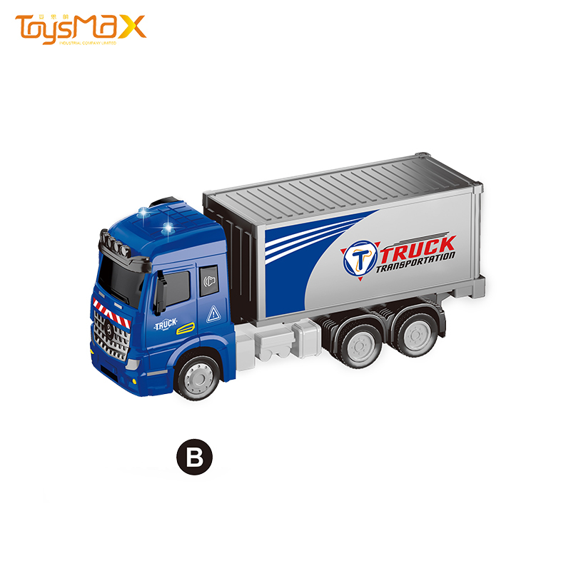 New Europe style 1:46 Scale  Popular Pull Back Metal Transportation Truck Toys Battery operated Die Cast Model Truck