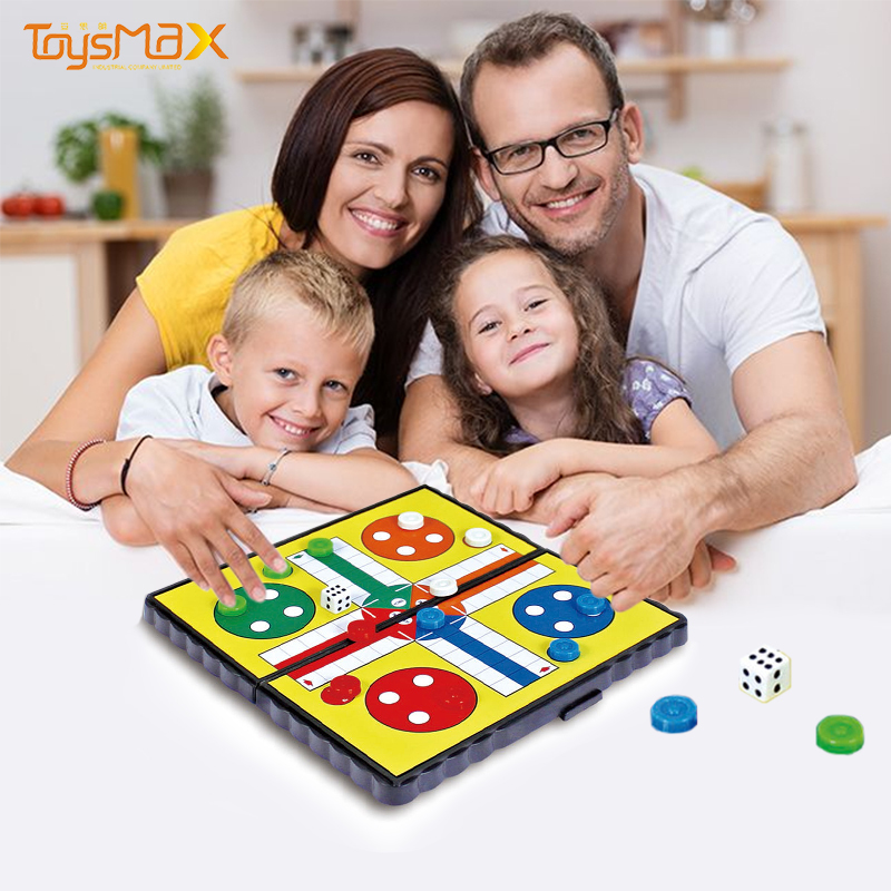 New products Foldable Magnetic Flight chess Travel Activity Gme LUDO Game