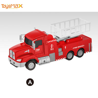1:46 Scale 2019 America New Popular Pull Back Alloy Fire Truck Toys Battery operated Die Cast Model Truck