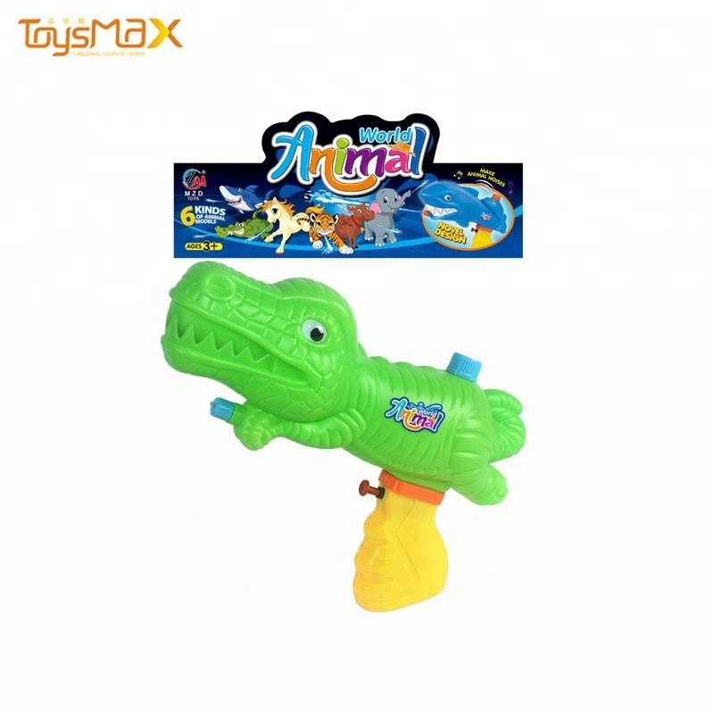New style summer toys plastic animal shape dinosaur water guns for kids for wholesale