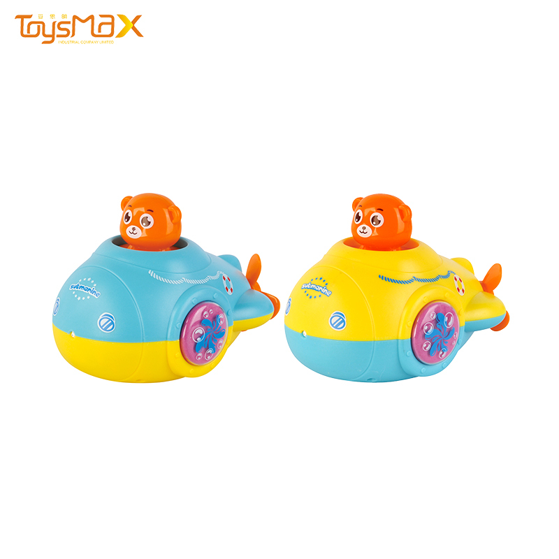 Baby cute bath spray floating spout boat submarine swimming bath infant toys