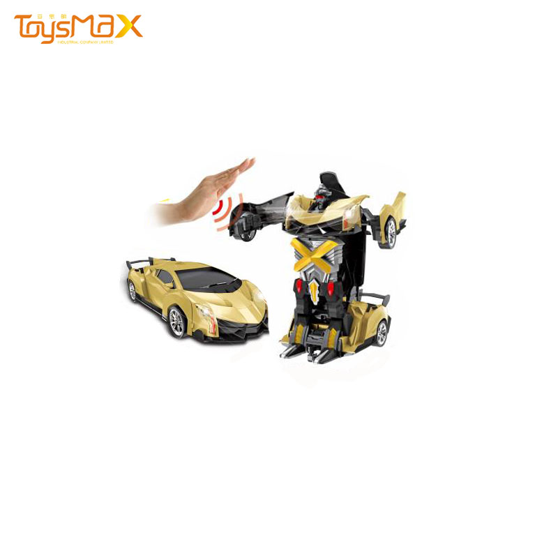 Radio Control Toys Deformation Robot Car Toys  2 in 1 Transform Robot Induction Vehicle