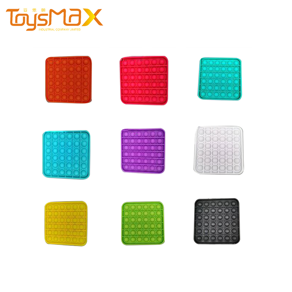 New Products Colorful Relief Push Pop Pop Bubble Sensory Fidget Toy
