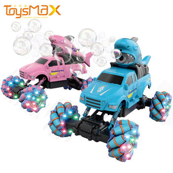 2021 New Arrival Multi-function Best 360 Degre Rotation RC Car Remote Cntrol Car With Blowing Bubbles