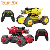 Hot Selling 2.4G RC Double Battle Tank 360 Degree Rotation Indoor And Outdoor Modes Radio Control RC Car Spray Function