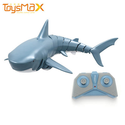 Hot selling  2.4G Simulation Remote Control Shark Boat Toys For Swimming Pool Bathroom Toys Kids Electric Water Tank Pool Toys
