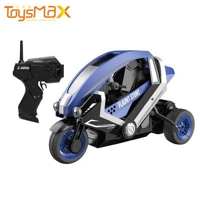 2.4Ghz Full Function Radio Control Motorbike 1/8 High Speed Electric Various Stunt Action RC Stunt Car With LED Light