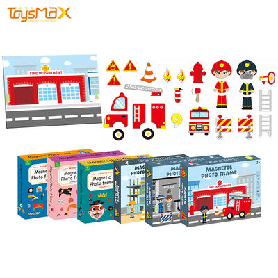 Amazon Hot Sale 3D Paper Puzzle Toys Educational Play DIY Toys Magnetic Puzzles For Different Styles