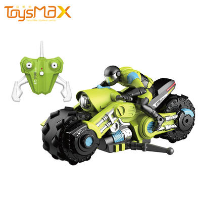 Factory Direct Remote Control 1:10 360 Degree Stunt Drift RC Motorcycle With LED Light