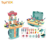 Pretend play toy cooking table set 3 in 1 kitchen toys for boy