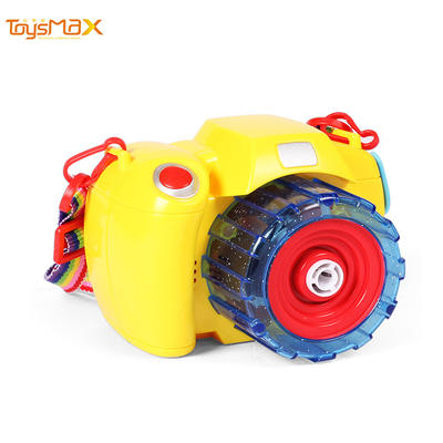 Children's Bubble Toy Outdoor Summer Toy Camera Bubble Machine With Light and Music