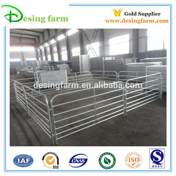 Temporary galvanized livestock sheep hurdle panels factory