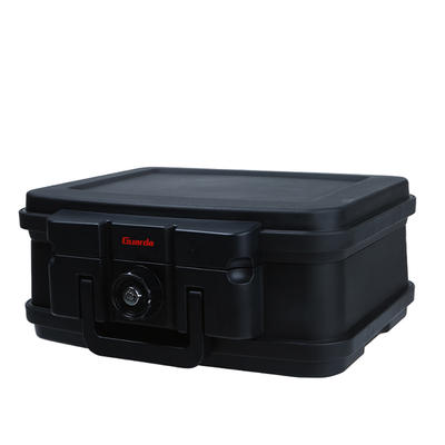 Waterproof Fireproof Safety Box Safe 382*324*165mm with Tubular Key and Turn Knob Button