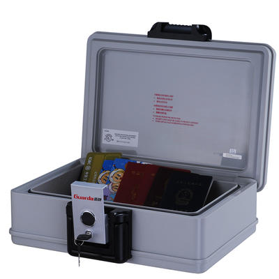 Ivory white portable 30 mins fireproof waterproof chest 407*321*155mm ,a4 size