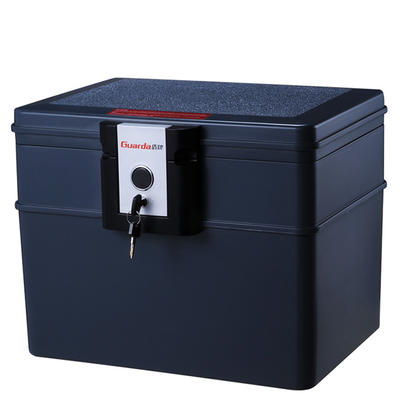 Key lock gray color 30 min files storage fireproof waterproof safe box 407*321*329mm,first alert hot sale safe chest