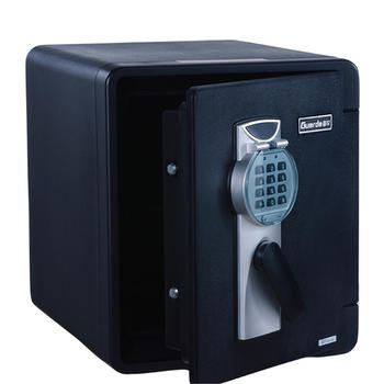 Black Digitallock and mechanical keys house safety box fireproof waterproof(2087DC-BD)