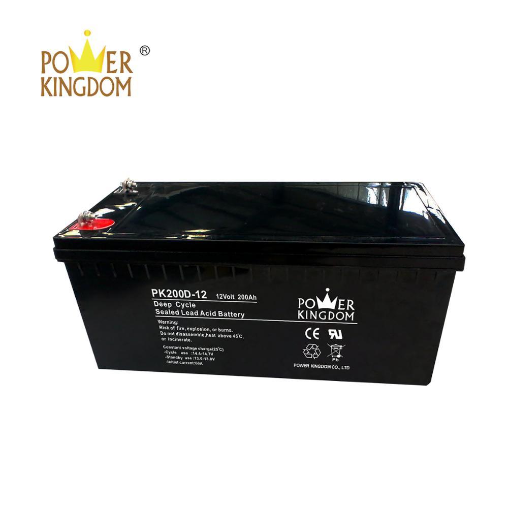 high quality 12v 200ah solar battery AGM lead acid battery wholesale