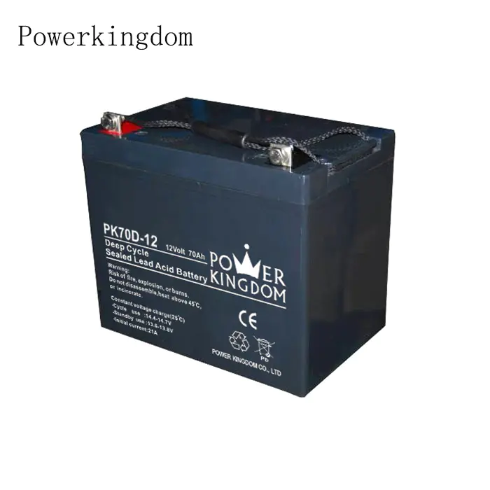 Hot sale free maintenance solar deep cycle battery 12v 70ah displace lead acid battery