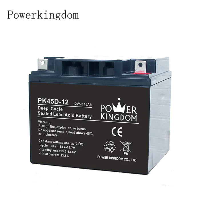 Solar Power System ups lead acid battery 12V 45AH Rechargeable Deep CycleStorage Battery