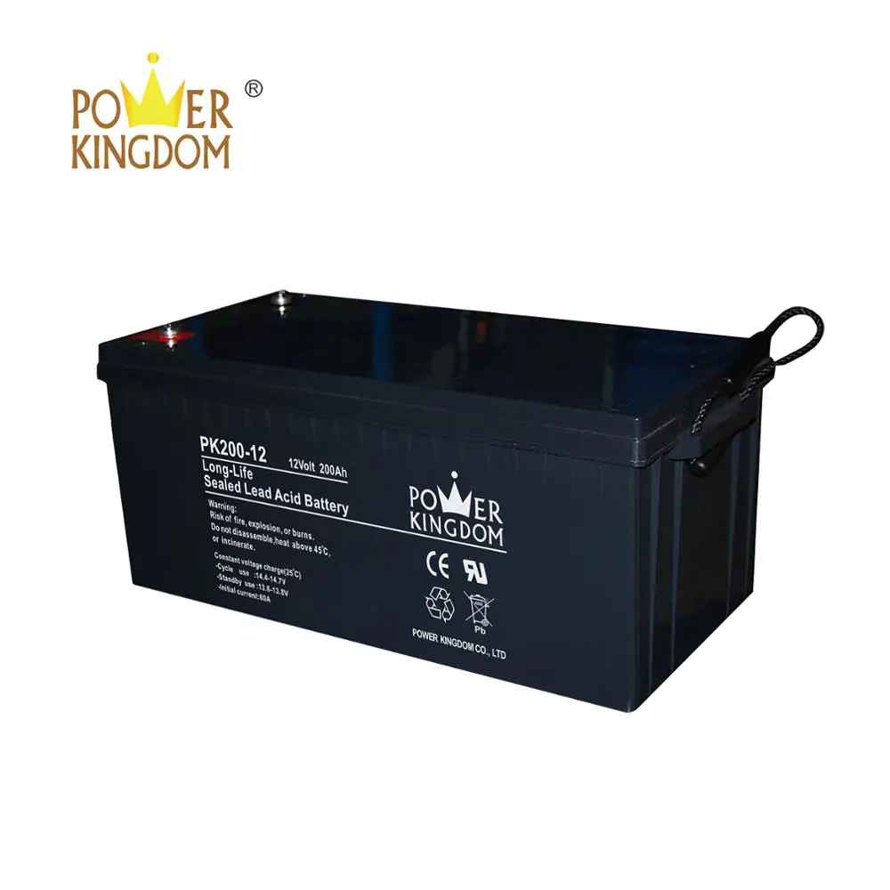 Power Kingdom agm solar deep cycle 12v 200ah battery
