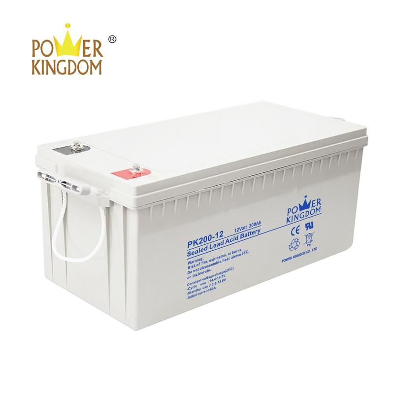 Hot selling rechargeable maintenance free sealed lead acid battery 12 v 200ah
