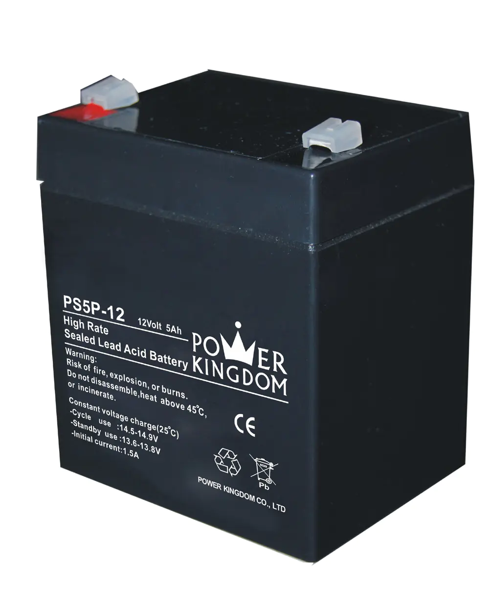 Power Kingdom high rate series 5ah 12v sealed lead acid battery