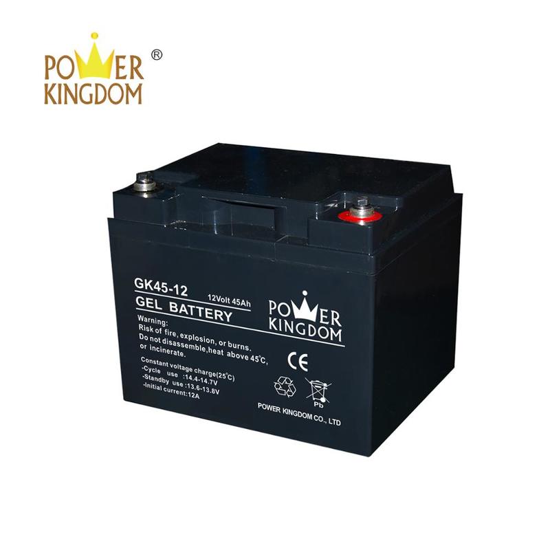 Power Kingdom 12v 45ah gel battery for wind power system