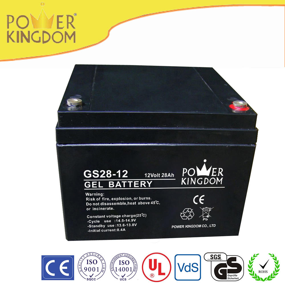 12V Auto Car Battery gel VRLA Battery 12V 28AH With Good PricePK Battery