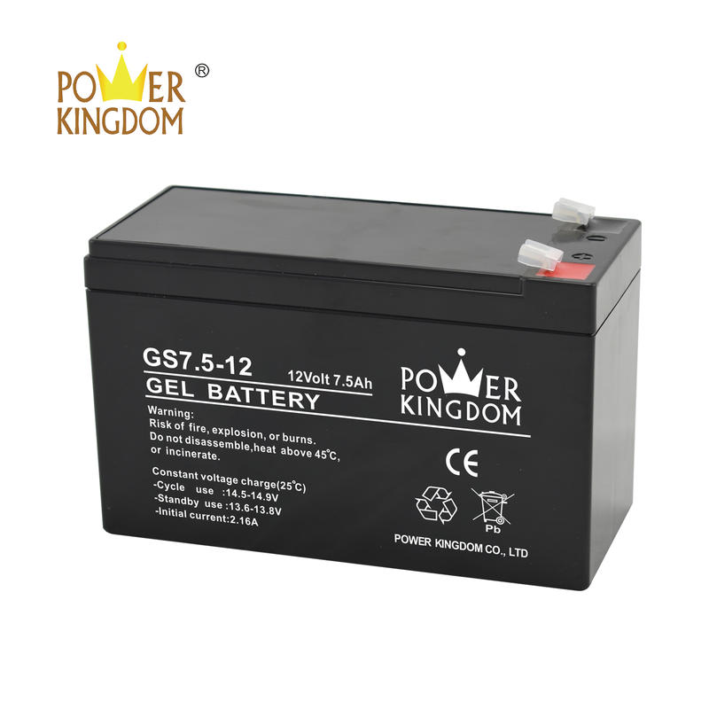 12v 7.5Ah Solar Gel battery