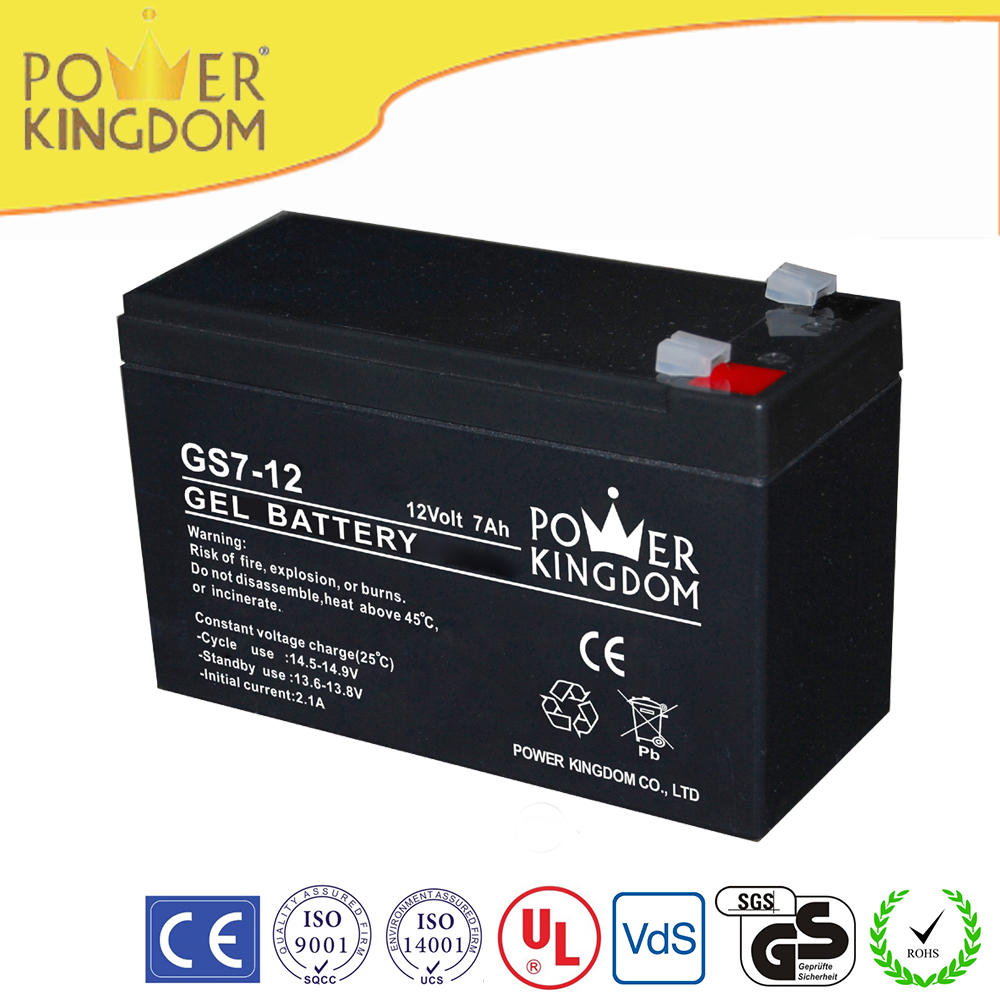solar gel battery 12v 7ah sealed lead acid battery