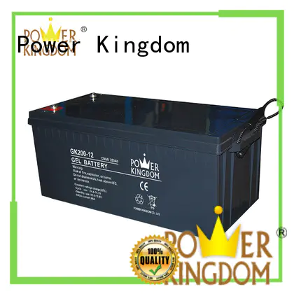 Power Kingdom high consistency rechargeable sealed lead acid battery design wind power system