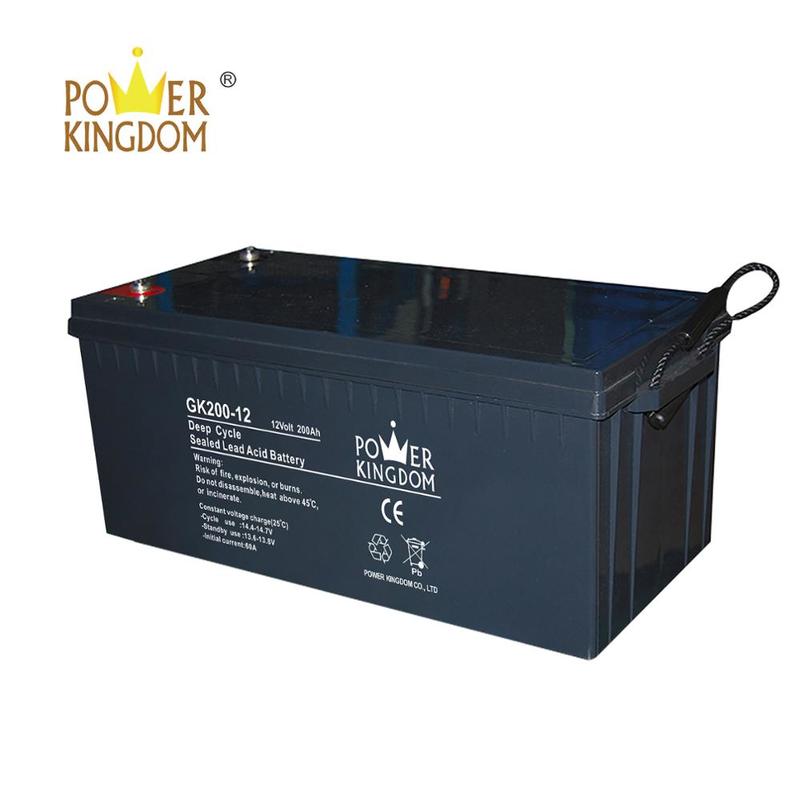 The battery 12v 200ah gel battery for wind and solar hybrid power generation