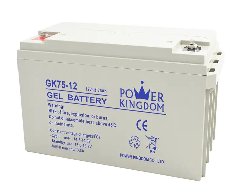 12V 75AH gel rechargeablebattery sealed lead acid battery for solar system MF