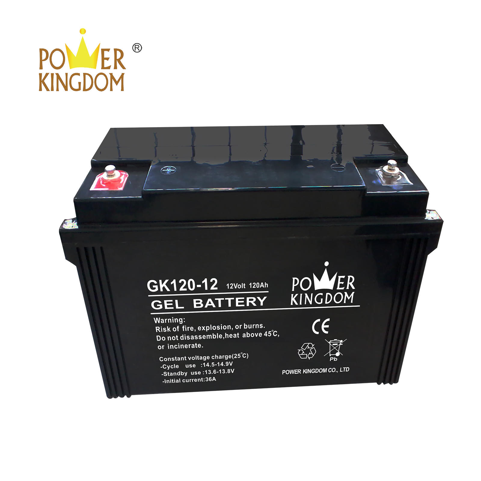 gel solar battery 12V 120AH sealed lead acid battery 10hr