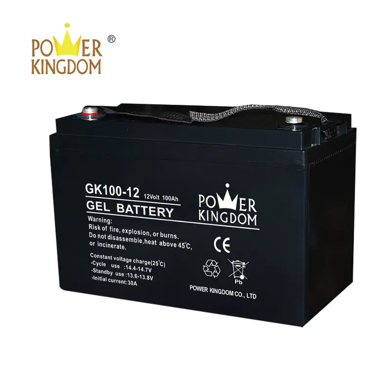 Gel deep cycle battery GK100-12D 12V100ah rechargeable battery